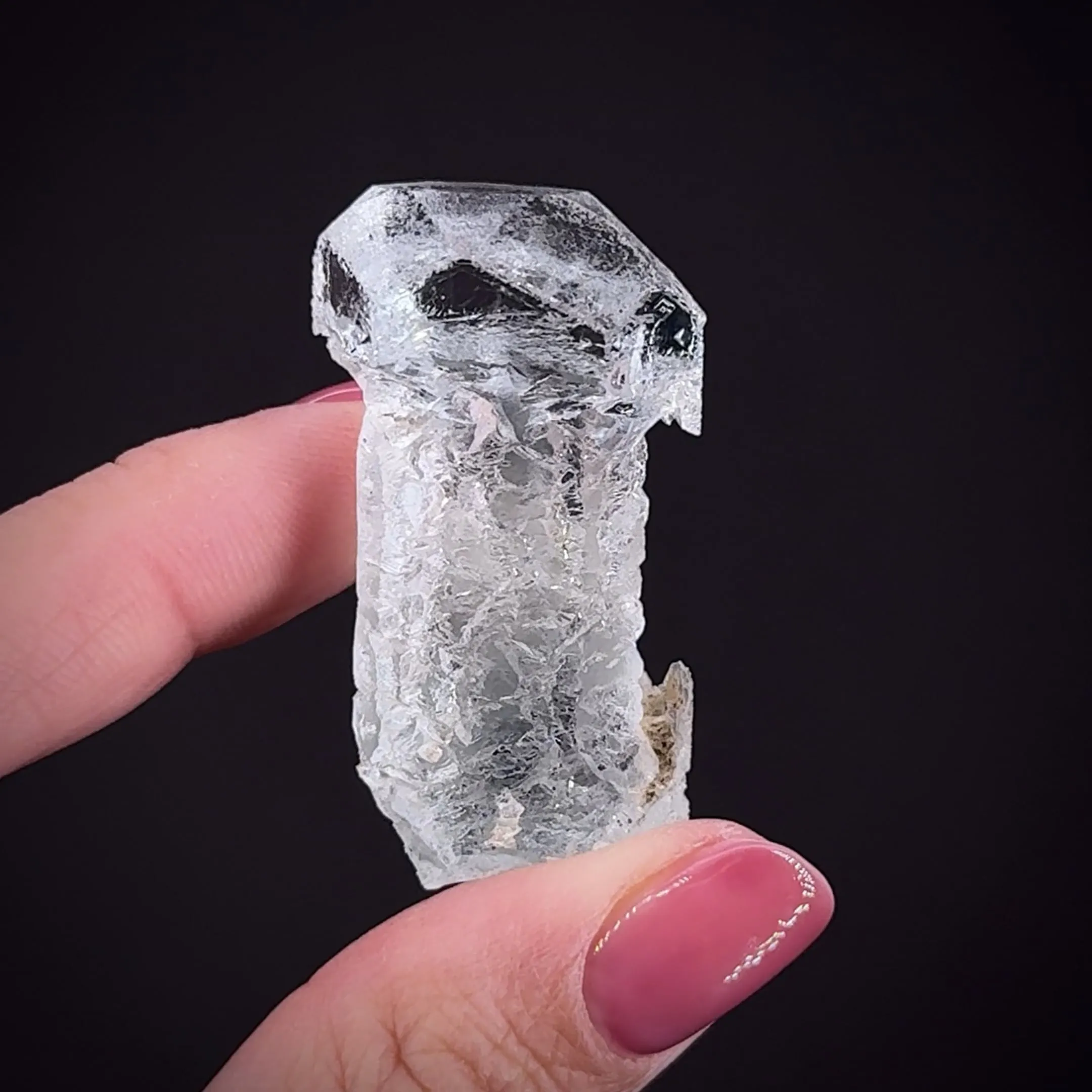 Beryl var. Aquamarine (unusual termination) - image 2