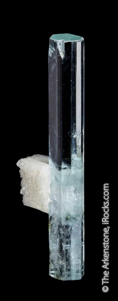 Beryl var. Aquamarine with Albite image
