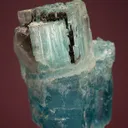 Beryl var. Aquamarine with Bertrandite, Fluorapatite and Quartz - image 3