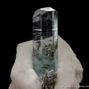 Beryl var. Aquamarine with Feldspar - image 1