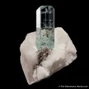 Beryl var. Aquamarine with Feldspar - image 5