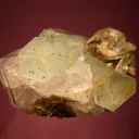 Beryl var. Aquamarine with Fluorapatite - image 3