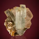 Beryl var. Aquamarine with Fluorapatite - image 1