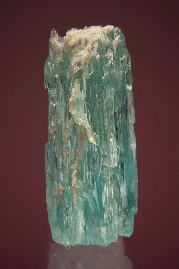 Beryl var. Aquamarine with Fluorite and Bertrandite - image 2