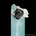 Beryl var. Aquamarine with Garnet inclusions - image 4