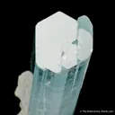 Beryl var. Aquamarine with Garnet inclusions - image 3