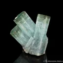 Beryl var. Aquamarine with Heliodor caps - image 2