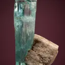 Beryl var. Aquamarine with Microcline - image 1