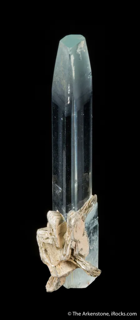 Beryl var. Aquamarine with Microcline - image 3