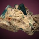 Beryl var. Aquamarine with Microcline and Quartz - image 4