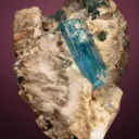 Beryl var. Aquamarine with Microcline and Quartz - image 2