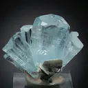 Beryl var. Aquamarine with Muscovite - image 2