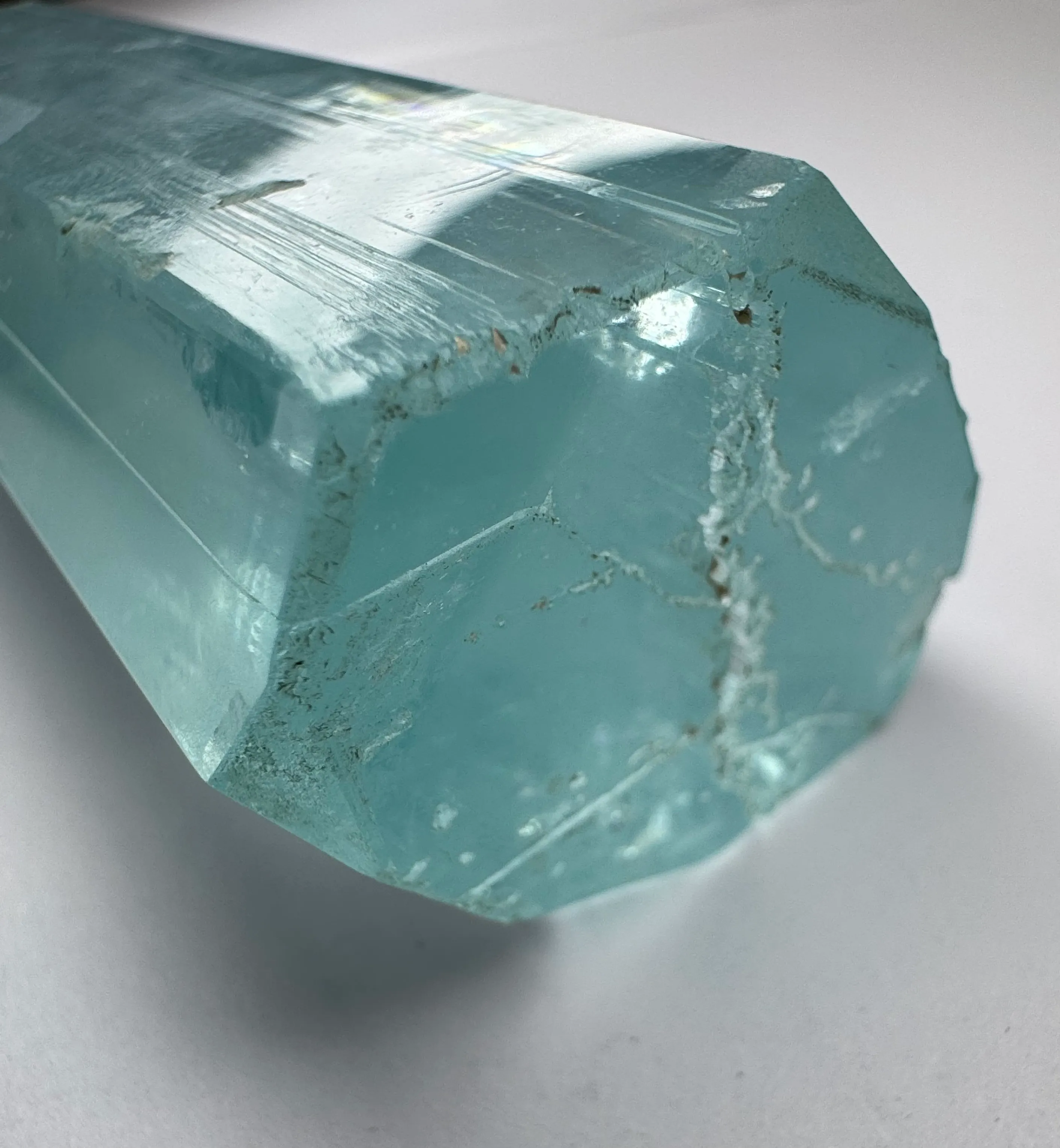 Beryl var Aquamarine with Muscovite - image 2