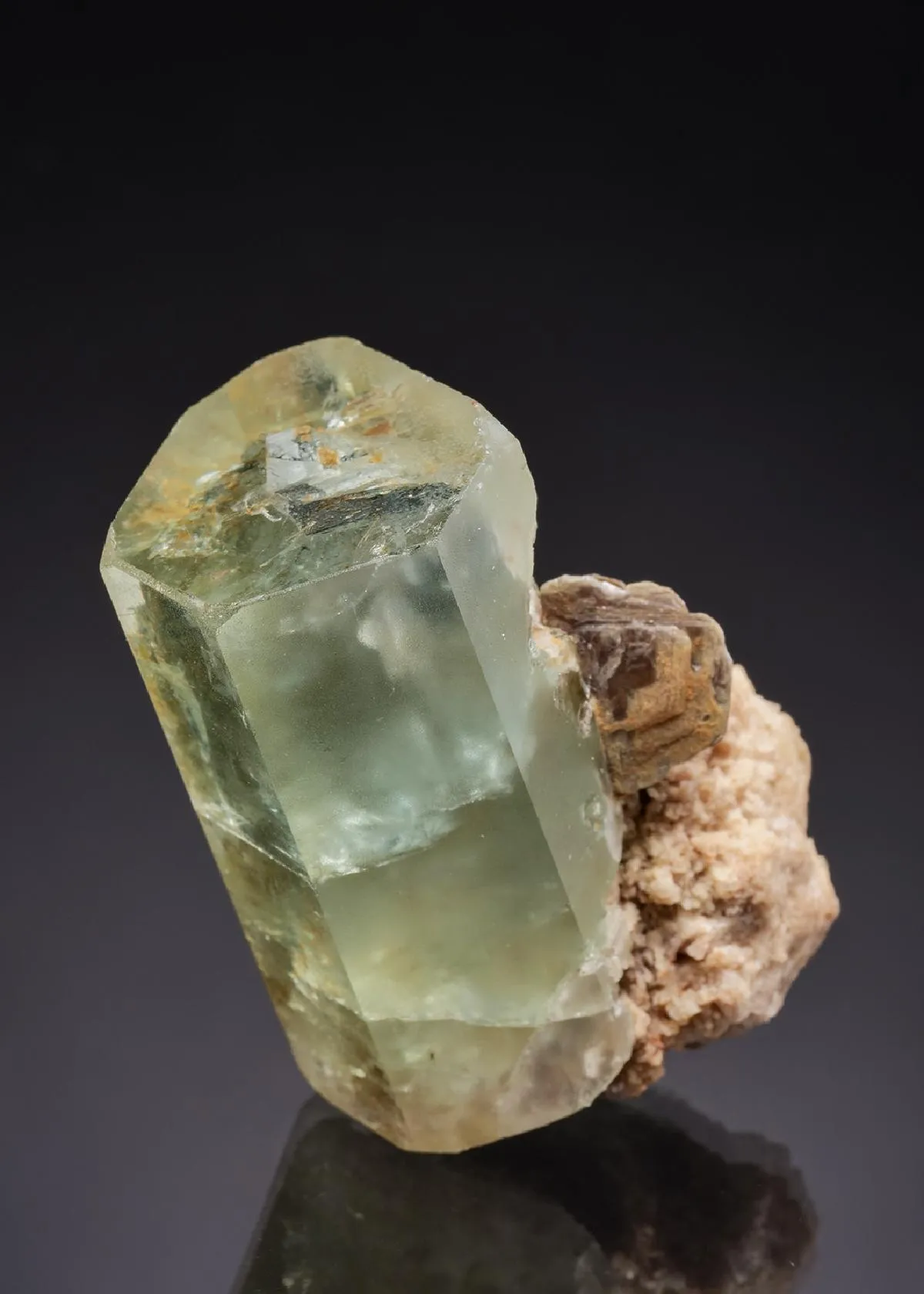 Beryl var. Aquamarine with Muscovite - image 1