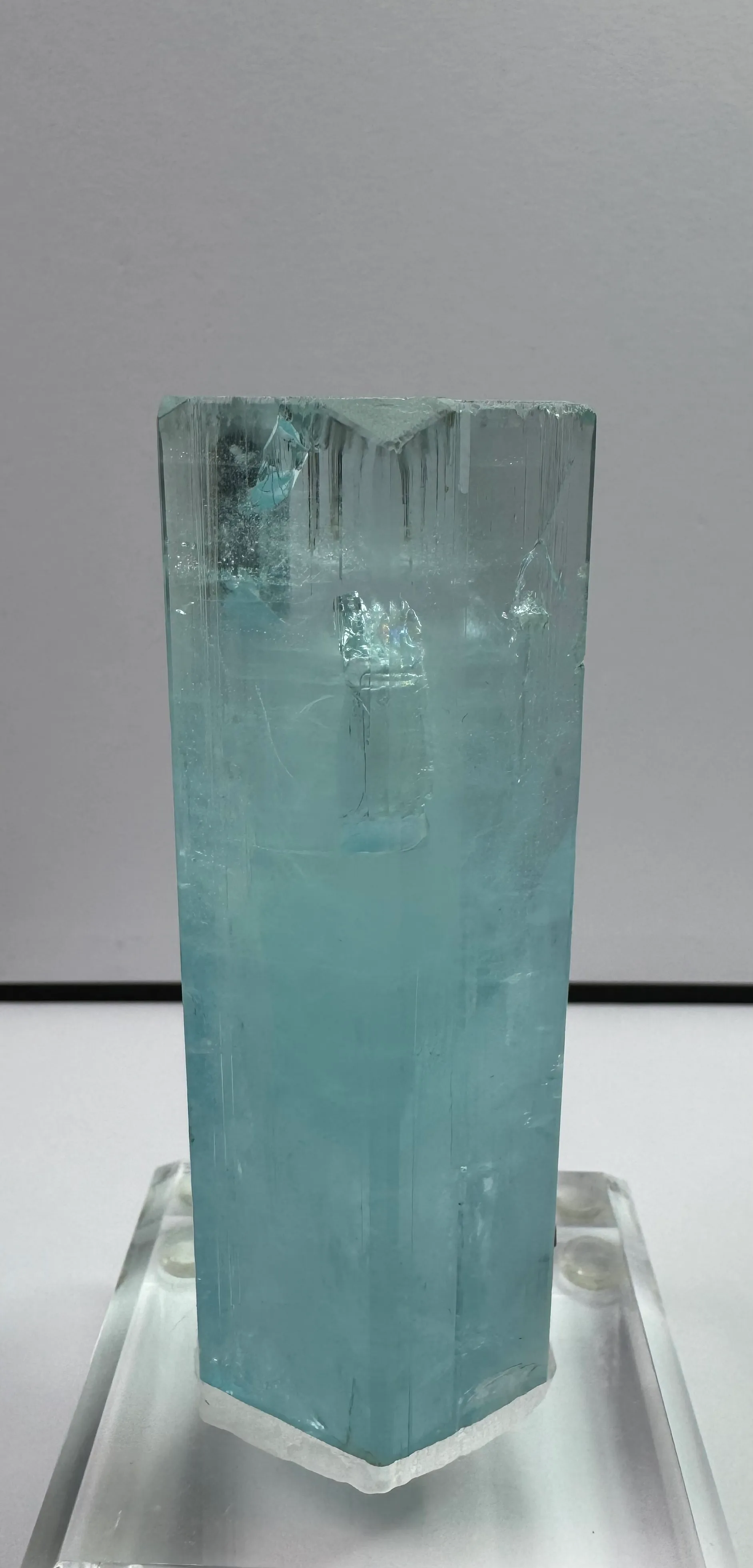 Beryl var Aquamarine with Muscovite - image 7