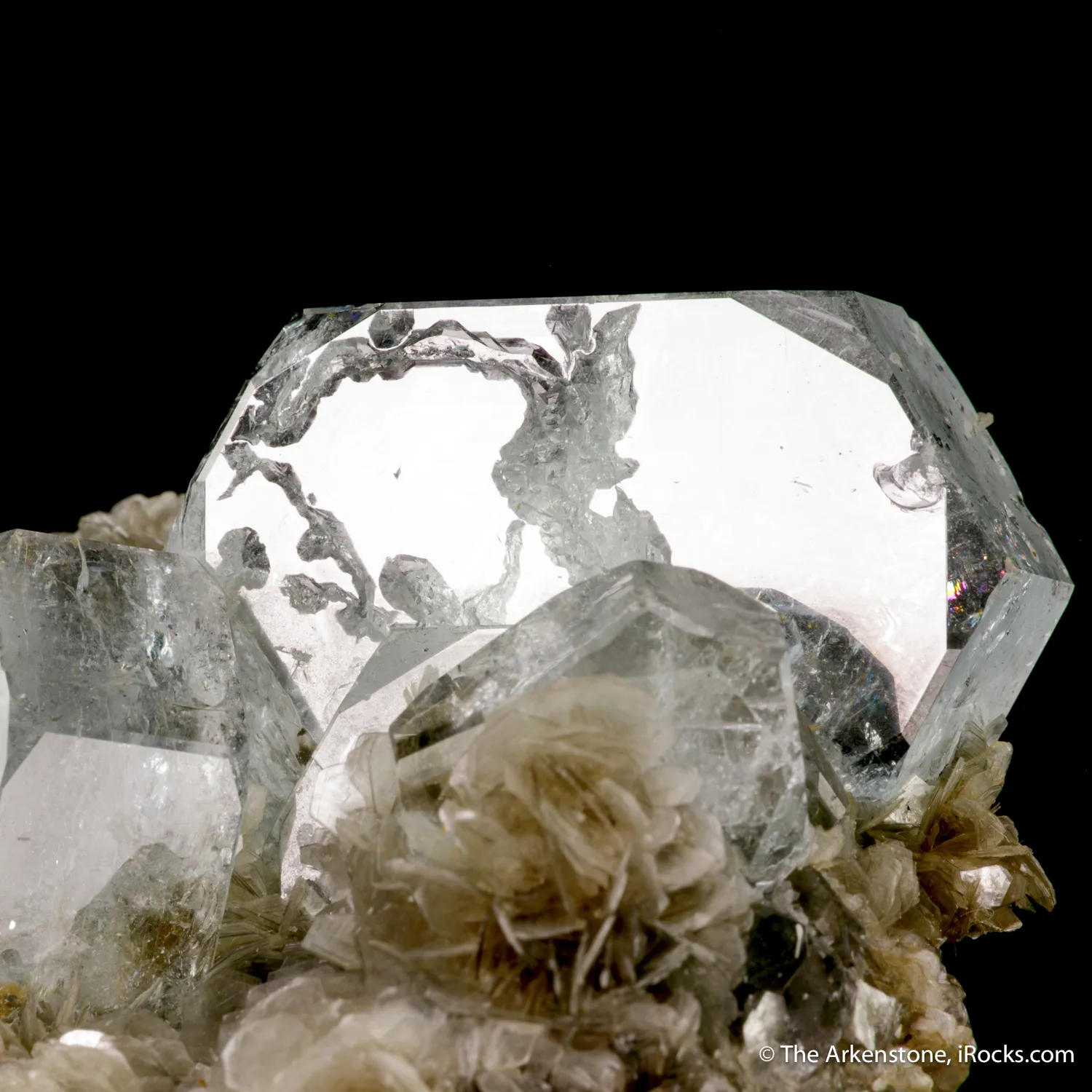Beryl var. Aquamarine with Muscovite - image 6
