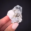 Beryl var. Aquamarine with Muscovite and Feldspar - image 2