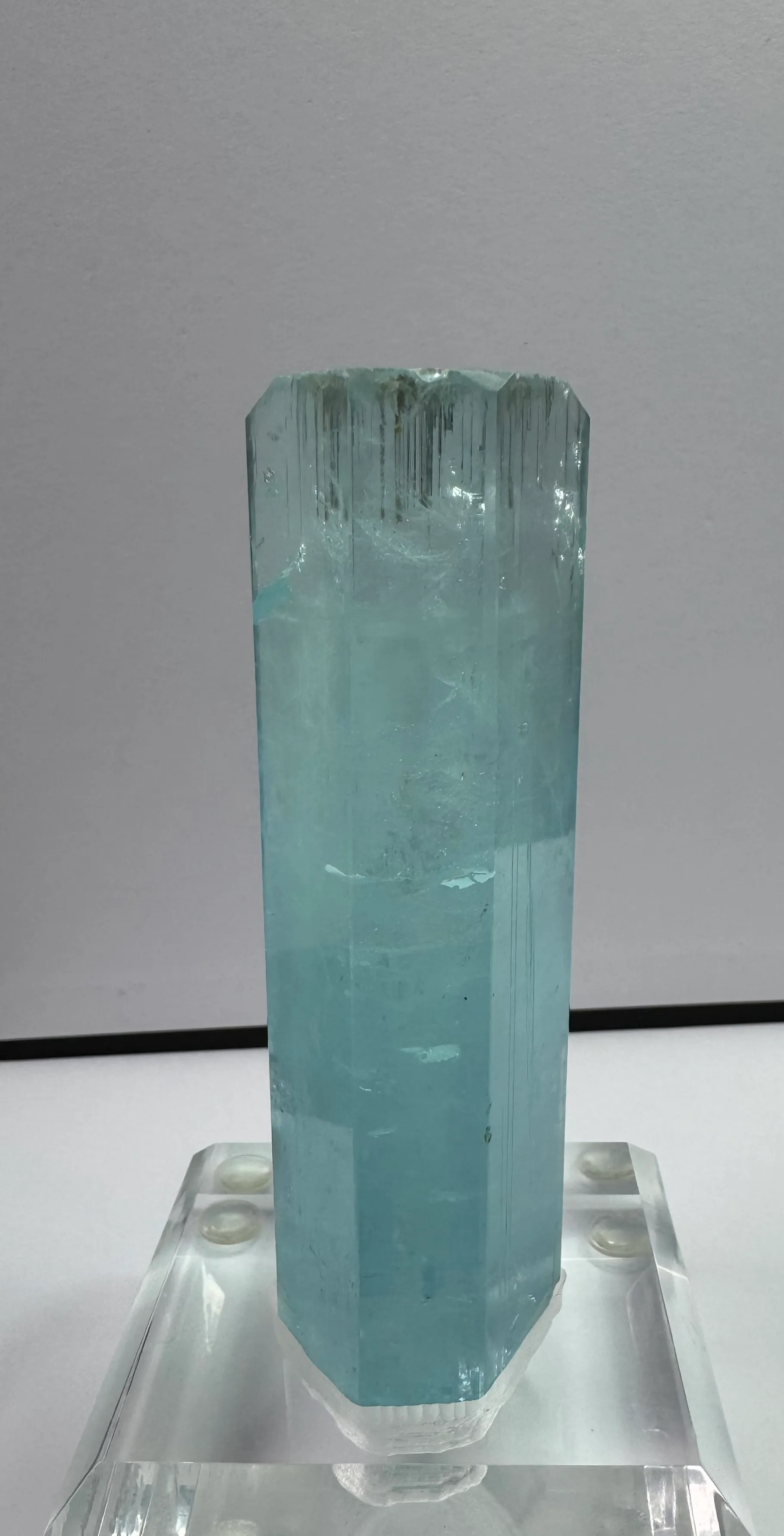Beryl var Aquamarine with Muscovite - image 5