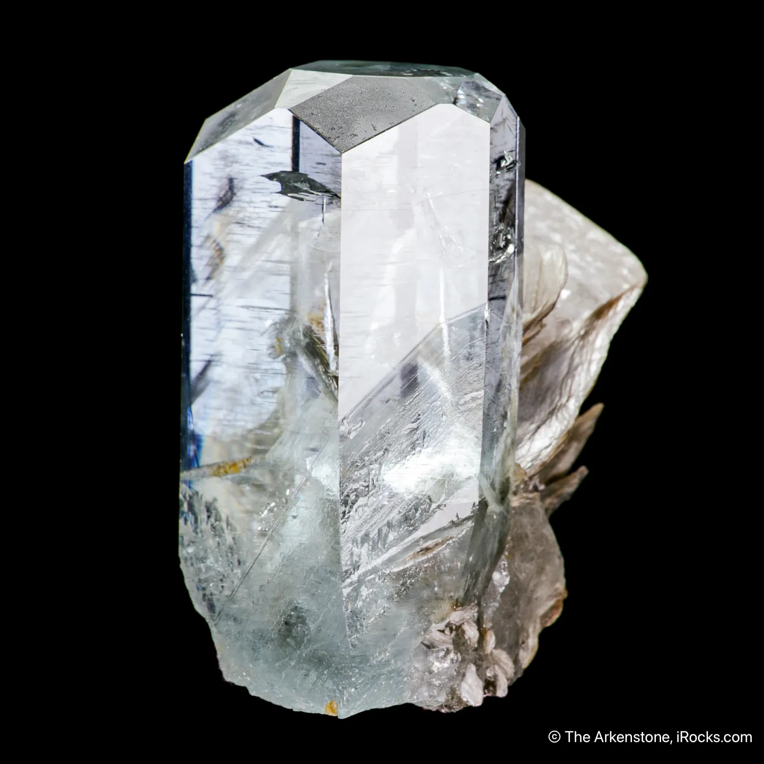 Beryl var. Aquamarine with Muscovite - image 5