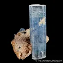 Beryl var. Aquamarine with Orthoclase, Opal-AN, and Schorl - image 1