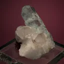 Beryl var. Aquamarine with Quartz and Spessartine - image 4