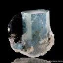 Beryl var. Aquamarine with Schorl - image 1