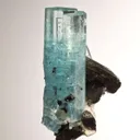 Beryl Var. Aquamarine With Schorl - image 4