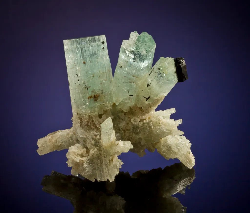 Beryl Var. Aquamarine With Schorl - image 2