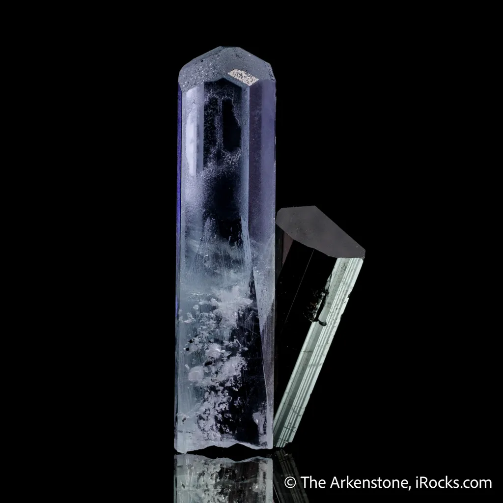 Beryl var. Aquamarine with Schorl - image 5