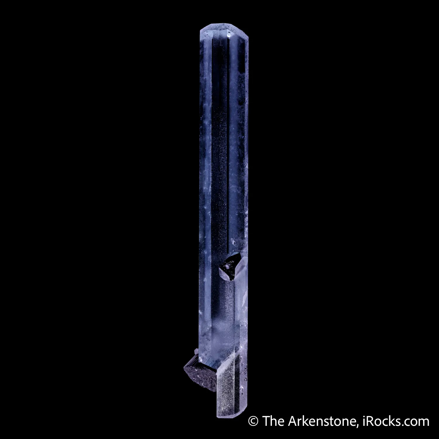 Beryl var. Aquamarine with Schorl - image 4