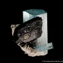 Beryl var. Aquamarine with Schorl - image 2