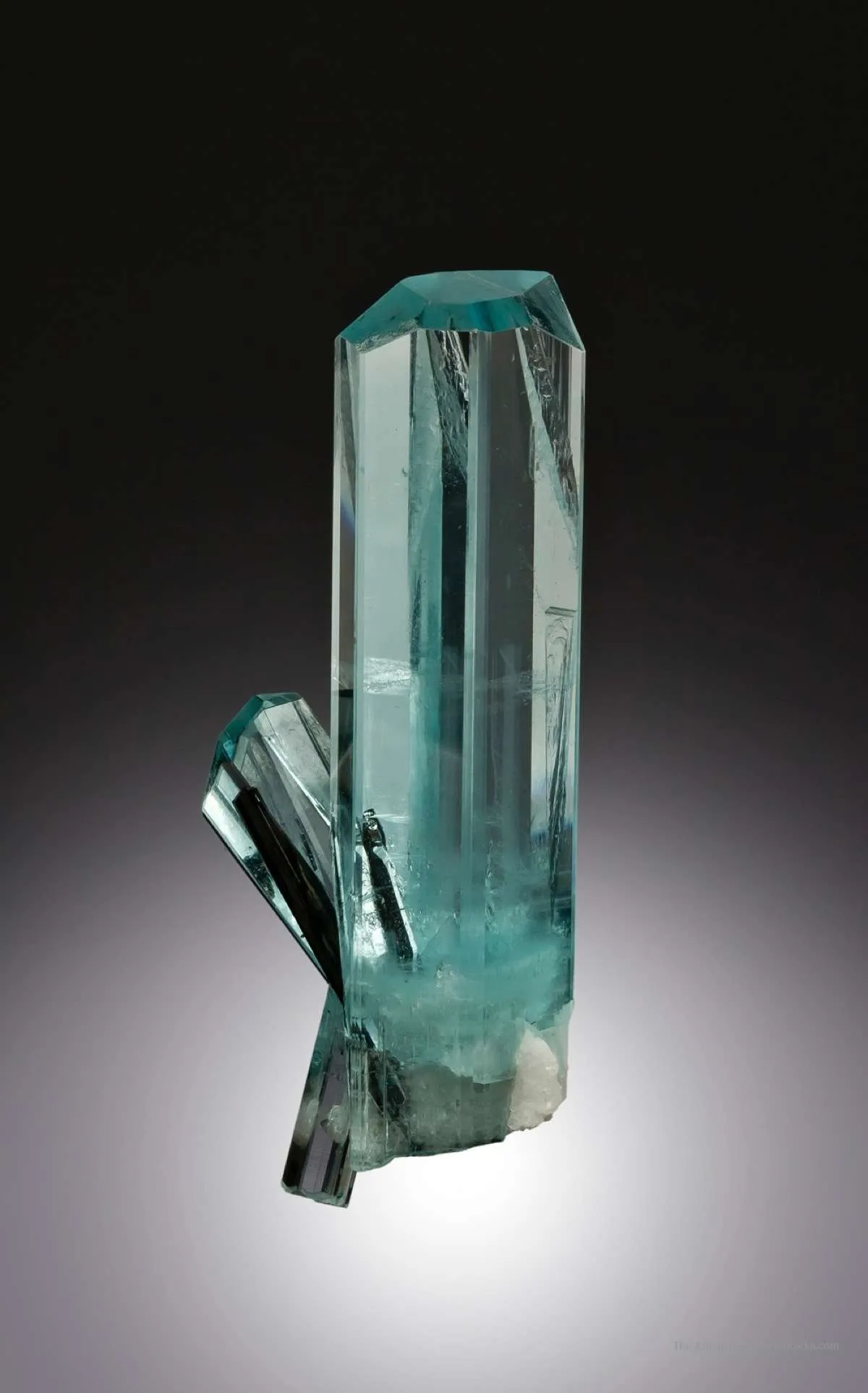 Beryl Var. Aquamarine With Schorl - image 1