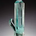 Beryl Var. Aquamarine With Schorl - image 3