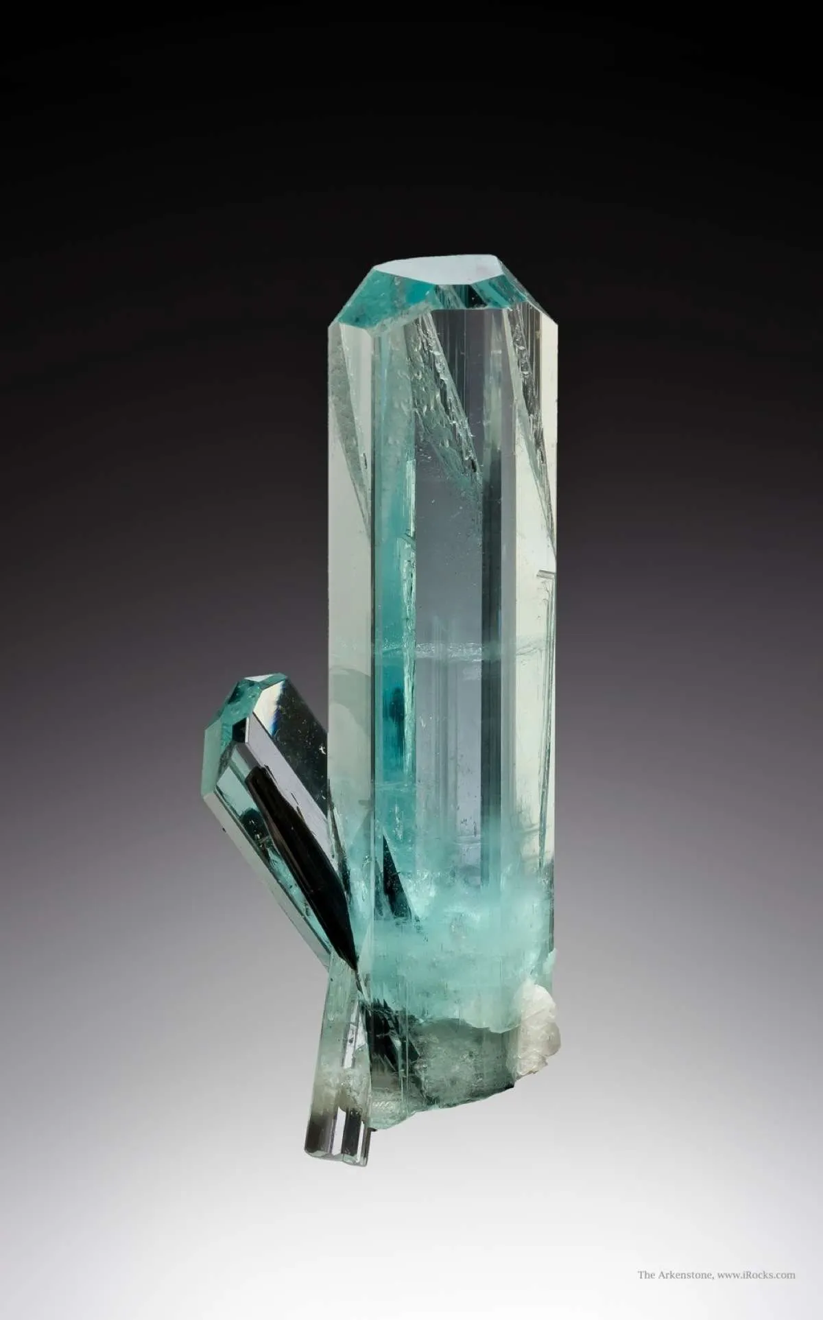 Beryl Var. Aquamarine With Schorl - image 3