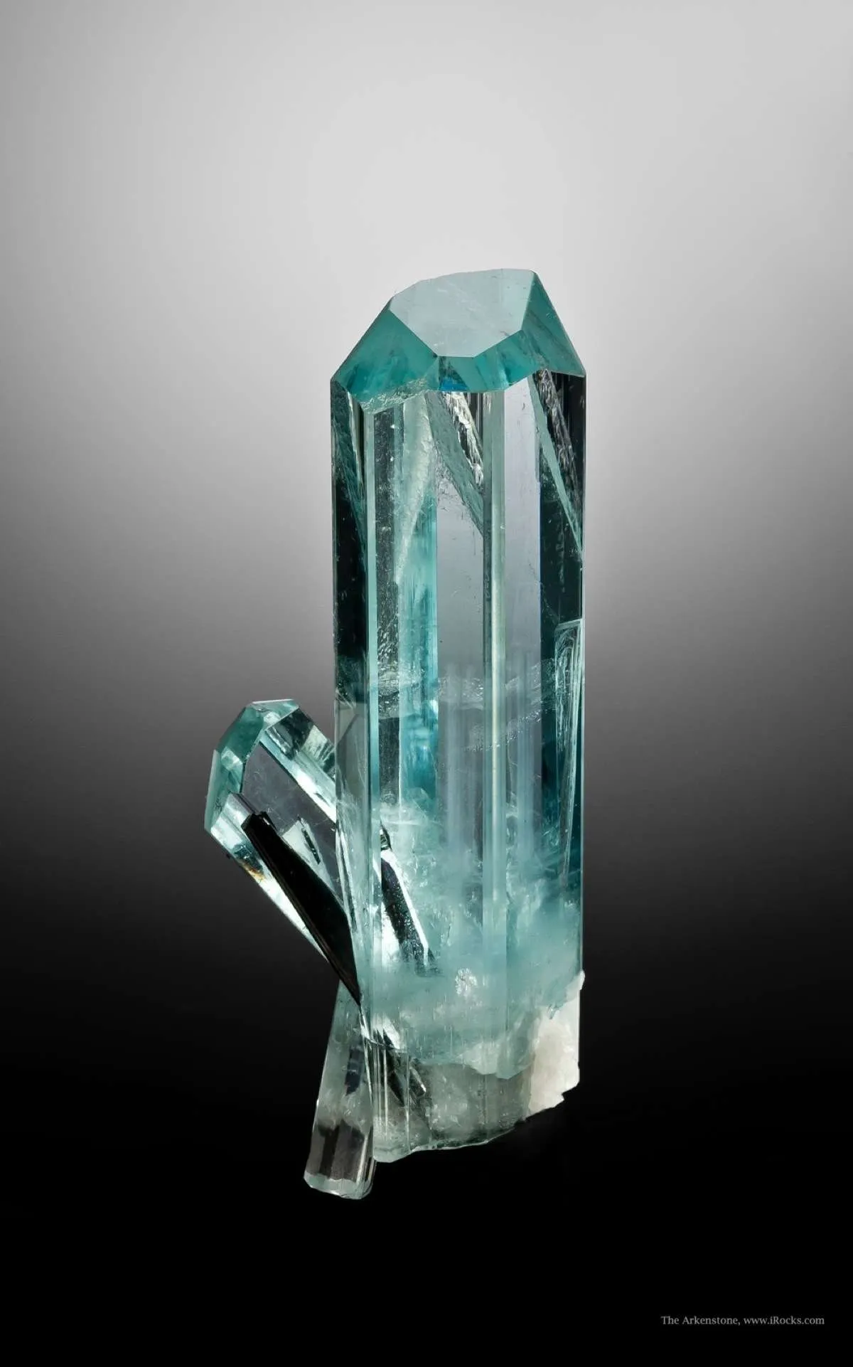 Beryl Var. Aquamarine With Schorl - image 2