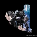 Beryl var. Aquamarine with Schorl (Tourmaline) - image 6