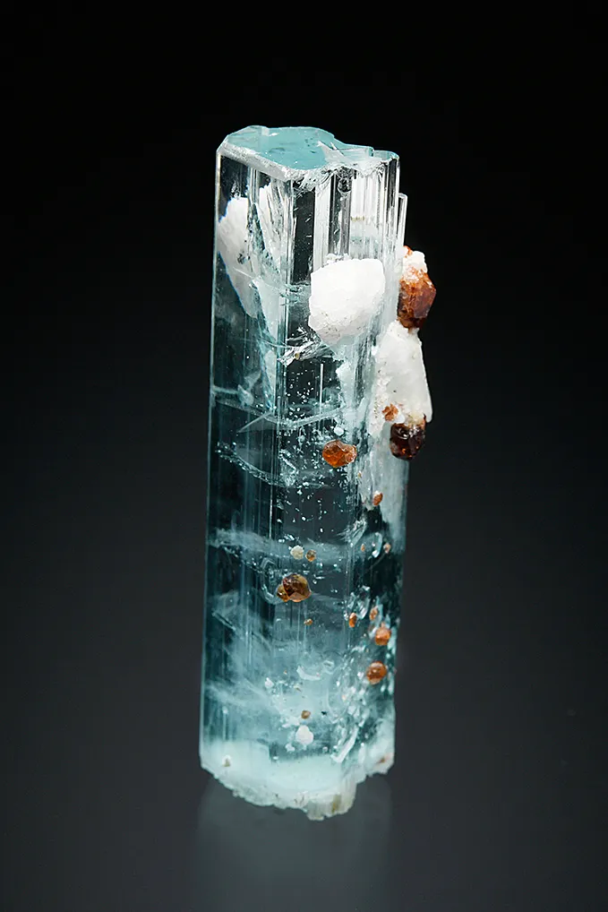 Beryl var. Aquamarine with Spessartine - image 4