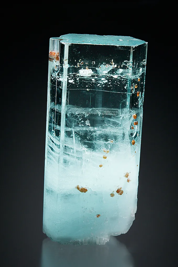 Beryl var. Aquamarine with Spessartine - image 3