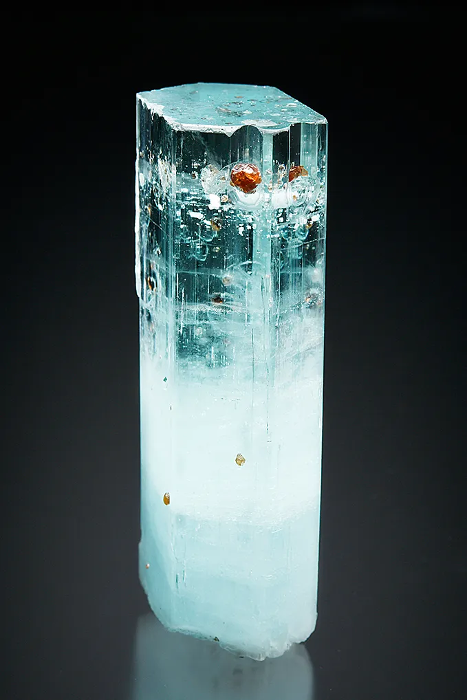 Beryl var. Aquamarine with Spessartine - image 2