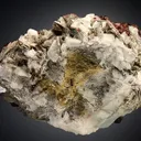 Beryl var. Aquamarine with Spessartine on Microcline and Muscovite - image 6
