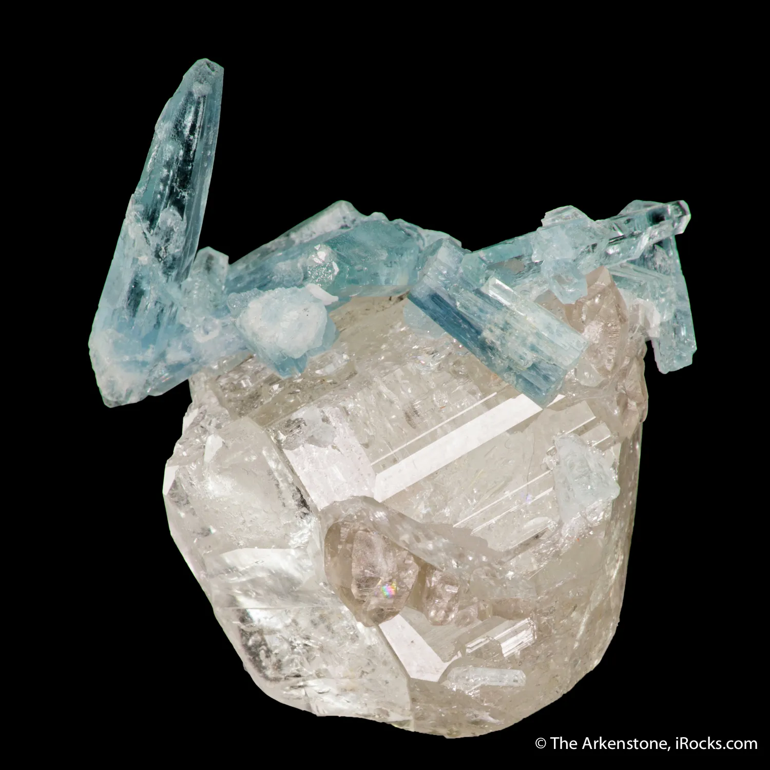 Beryl var. Aquamarine with Topaz - image 1