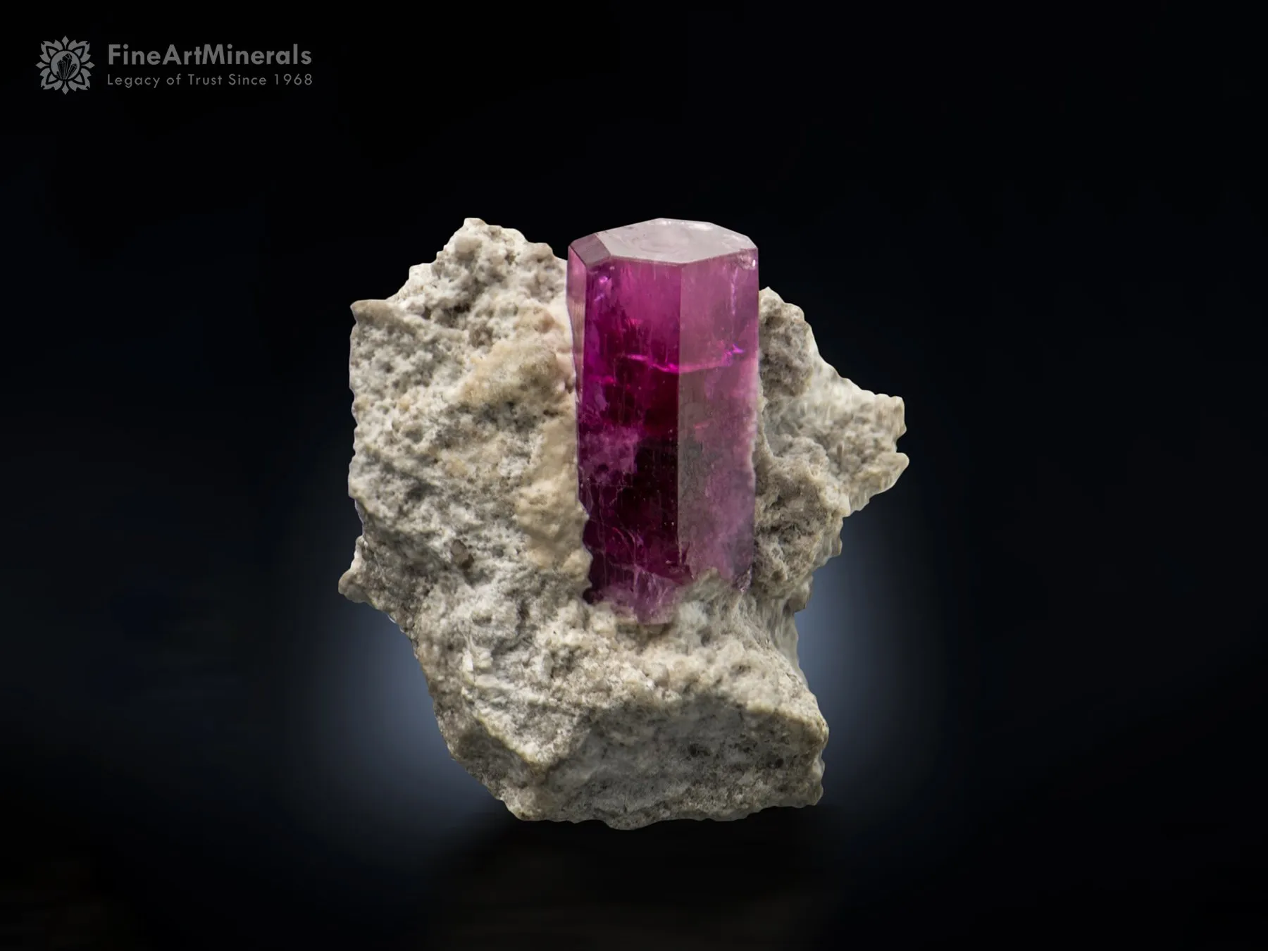 Beryl var. Bixbite (Red Beryl) from Utah USA - image 1