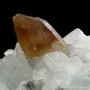 Beryl var. Emerald and Parisite-(Ce) on Calcite - image 4