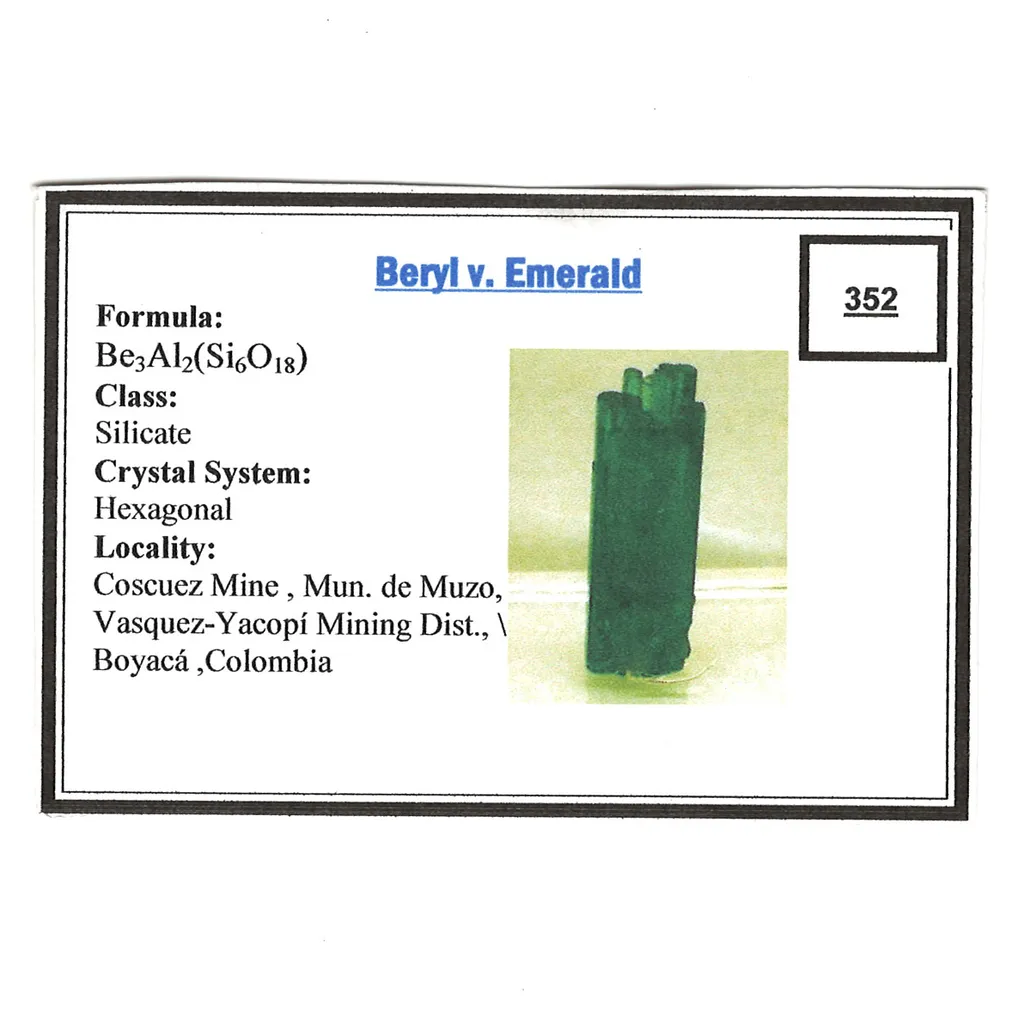 Beryl var. Emerald - image 5