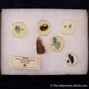 Beryl var. Emerald, Beryl var. Aquamarine, Quartz var. Smoky, Rutile (Rough & Cut set) - image 1