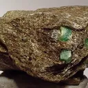 Beryl (Var: Emerald), Biotite - image 1