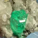 Beryl (Var: Emerald), Calcite - image 2