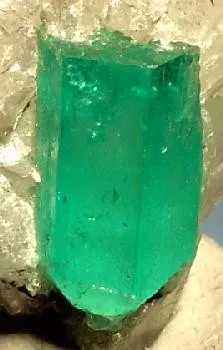 Beryl (Var: Emerald), Calcite - image 2