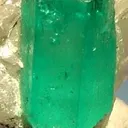 Beryl (Var: Emerald), Calcite - image 2