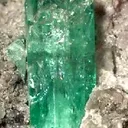 Beryl (Var: Emerald), Calcite - image 2